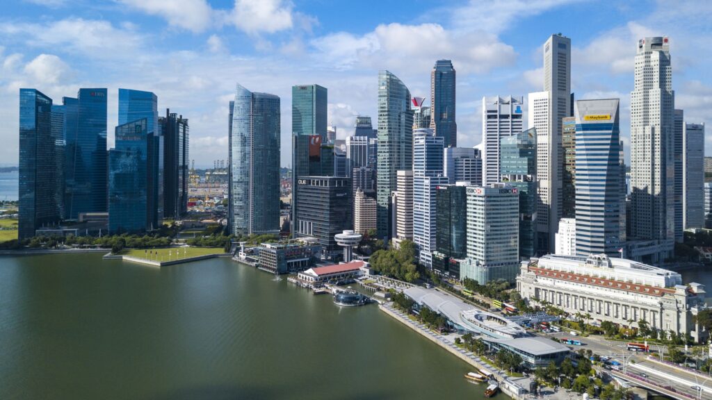 sea front city