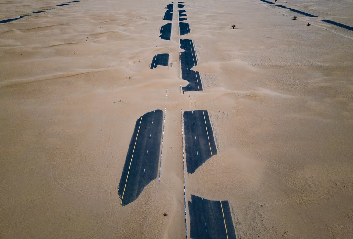 How are cities combating sand storms?